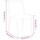Sodo kėdės, 2vnt., kreminės spalvos, 50x46x80cm, polipropilenas