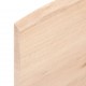 Rašomojo stalo stalviršis, 60x40x2cm, ąžuolo medienos masyvas