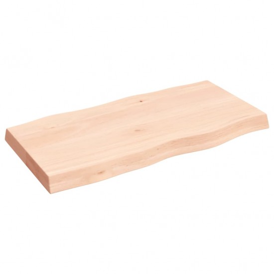 Rašomojo stalo stalviršis, 80x40x6cm, ąžuolo medienos masyvas