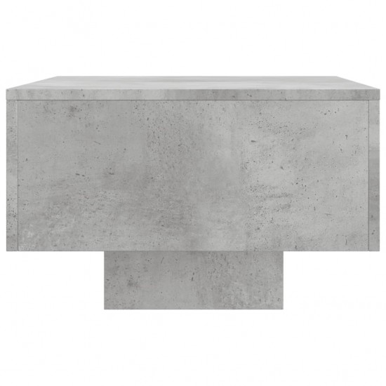 Kavos staliukas, betono pilkas, 100x49,5x31cm, apdirbta mediena