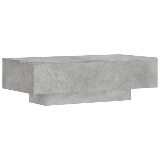 Kavos staliukas, betono pilkas, 100x49,5x31cm, apdirbta mediena