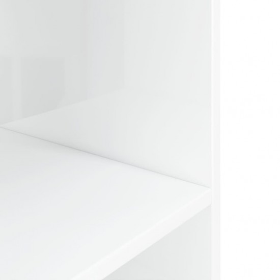 Akvariumo stovas, baltas, 80x35x60cm, apdirbta mediena, blizgus