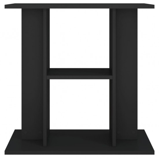 Akvariumo stovas, juodos spalvos, 60x30x60cm, apdirbta mediena