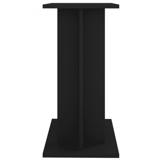 Akvariumo stovas, juodos spalvos, 60x30x60cm, apdirbta mediena