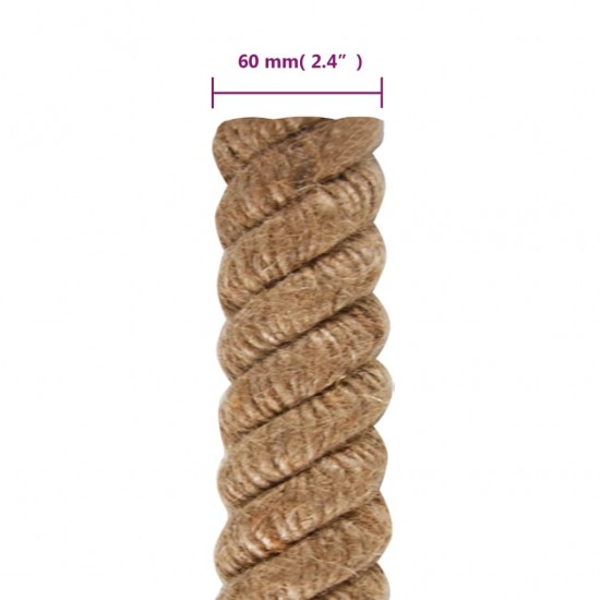 Džiuto virvė, 10 m ilgio, 60 mm storio