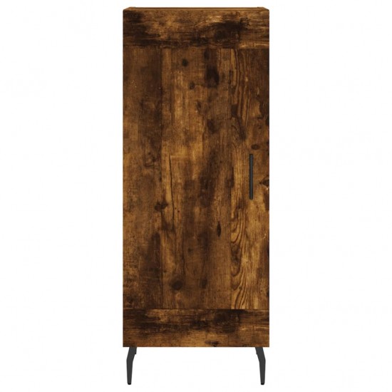 Komoda, dūminio ąžuolo spalvos, 34,5x34x180cm, apdirbta mediena