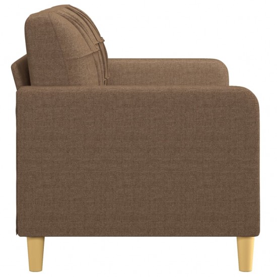 Dvivietė sofa, rudos spalvos, 140cm, audinys