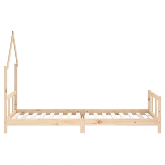 Vaikiškos lovos rėmas, 90x200cm, pušies medienos masyvas