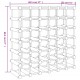 Vyno laikiklis 42 buteliams, 68,5x23x68,5cm, pušies masyvas