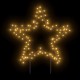 Kalėdinė šviečianti dekoracija žvaigždė, 115LED, 85cm