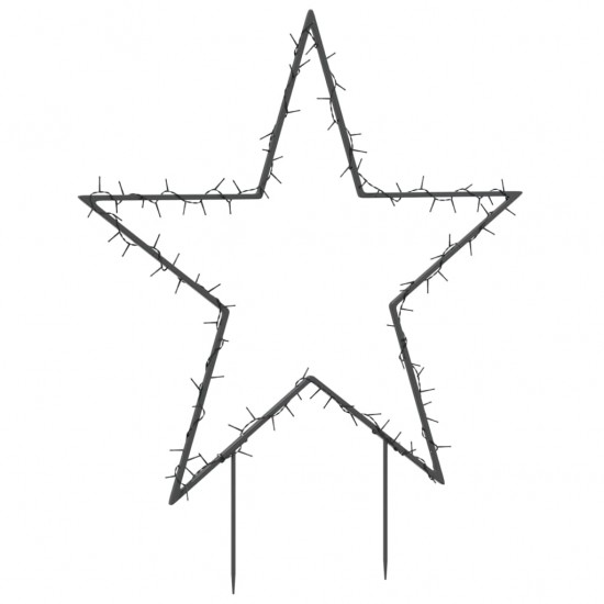 Kalėdinė šviečianti dekoracija žvaigždė, 115LED, 85cm