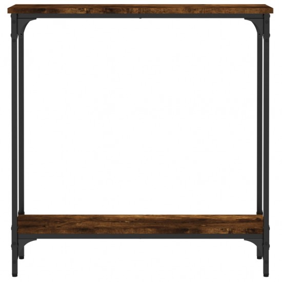 Konsolinis staliukas, dūminio ąžuolo, 75x22,5x75cm, mediena