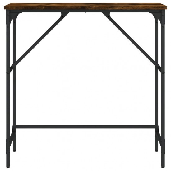 Konsolinis staliukas, dūminio ąžuolo, 75x32x75cm, mediena
