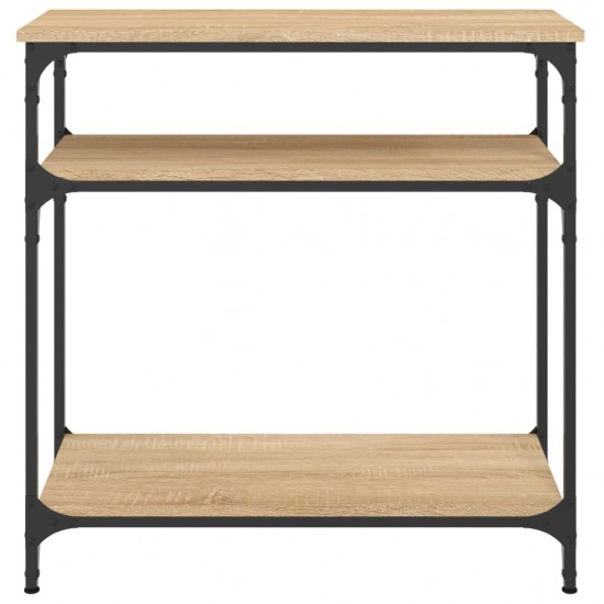 Konsolinis staliukas, ąžuolo, 75x29x75cm, apdirbta mediena