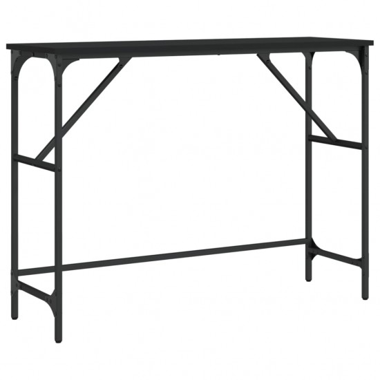Konsolinis staliukas, juodas, 100x32x75cm, apdirbta mediena