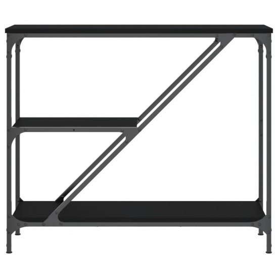 Konsolinis staliukas, juodas, 88,5x30x75cm, apdirbta mediena