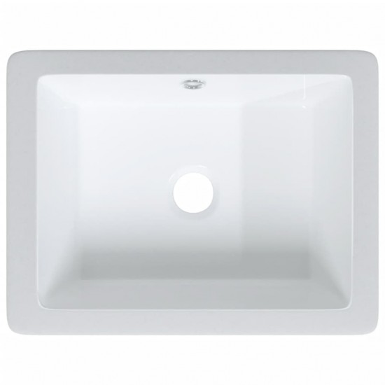 Vonios kambario praustuvas, baltas, 36x31,5x16,5 cm, keramika