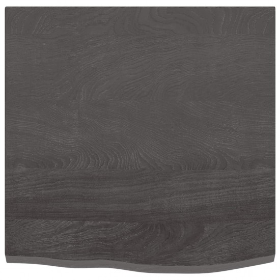 Vonios kambario stalviršis, tamsiai pilkas, 60x60x2 cm, mediena