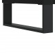 Kavos staliukas, juodos spalvos, 102x50x40cm, apdirbta mediena