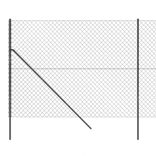 Tinklinė tvora, antracito spalvos, 1,6x25m