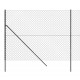 Tinklinė tvora, antracito spalvos, 1,6x25m