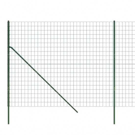 Vielinė tinklinė tvora, žalia, 2x25m, galvanizuotas plienas
