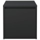 Dėžė-stalčius, juodos spalvos, 40,5x40x40cm, apdirbta mediena