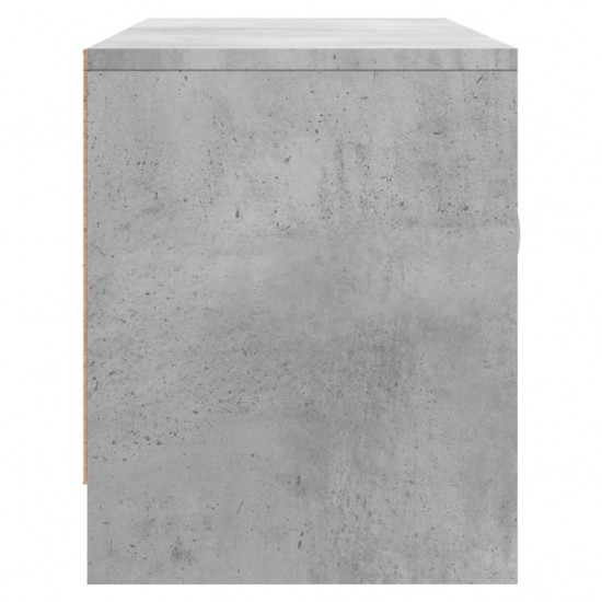 Televizoriaus spintelė, betono pilka, 102x30x37,5cm, mediena
