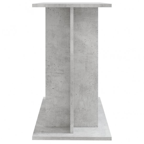 Akvariumo stovas, betono pilkas, 80x35x60cm, apdirbta mediena