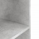 Akvariumo stovas, betono pilkas, 60,5x36x72,5cm, mediena