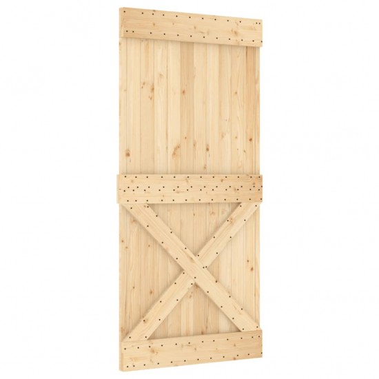 Durys NARVIK, 95x210cm, pušies medienos masyvas