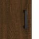Šoninė spintelė, ruda ąžuolo, 90x34x80cm, apdirbta mediena