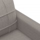 Dvivietė sofa, taupe spalvos, 140cm, audinys