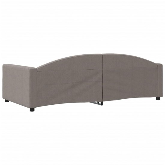 Sofa, taupe spalvos, 100x200cm, audinys