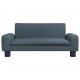 Vaikiška sofa, tamsiai pilkos spalvos, 70x45x30cm, audinys