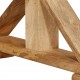 Kavos staliukas, 110x52x40cm, mango medienos masyvas