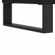Kavos staliukai, 2vnt., juodi, 50x46x50cm, apdirbta mediena