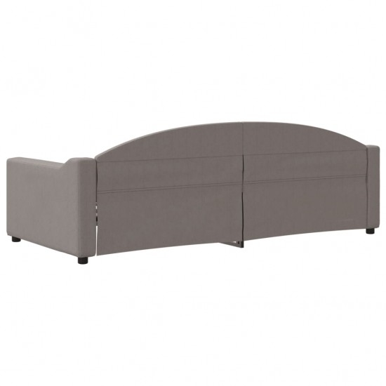 Sofa, taupe spalvos, 90x200cm, audinys