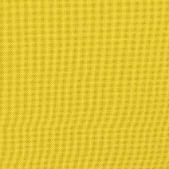 Dvivietė sofa su pagalvėlėmis, šviesiai geltona, 140cm, audinys