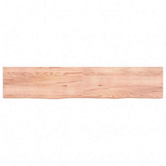 Vonios stalviršis, šviesiai rudas, 200x40x6cm, mediena