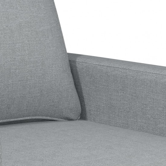 Dvivietė sofa, šviesiai pilkos spalvos, 140cm, audinys