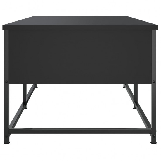 Kavos staliukas, juodos spalvos, 100x51x40cm, apdirbta mediena
