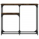 Konsolinis staliukas, dūminio ąžuolo, 90x22,5x75cm, mediena
