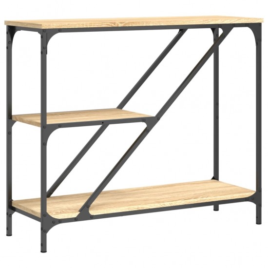 Konsolinis staliukas, ąžuolo, 88,5x30x75cm, apdirbta mediena