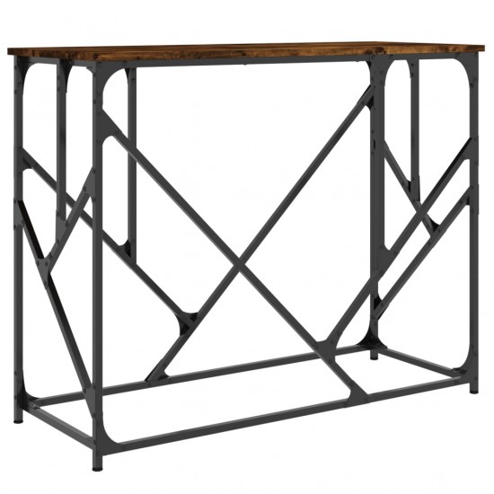 Konsolinis staliukas, dūminio ąžuolo, 100x40x80cm, mediena
