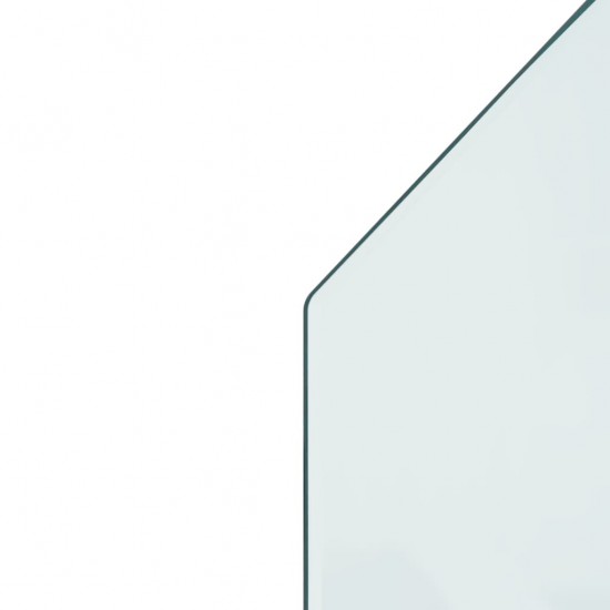 Židinio stiklo plokštė, 80x50cm, šešiakampė