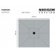 Madison Skėtis nuo saulės Moraira, pilkos spalvos, 230x230cm