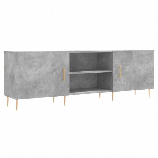 Televizoriaus spintelė, betono pilka, 150x30x50cm, mediena