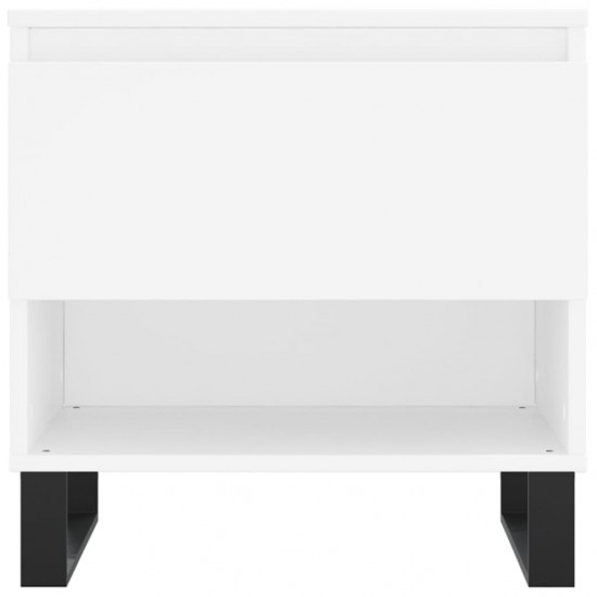 Kavos staliukas, baltos spalvos, 50x46x50cm, apdirbta mediena