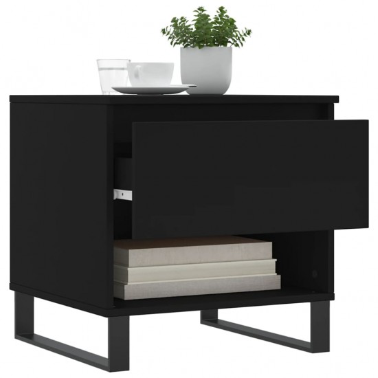 Kavos staliukas, juodos spalvos, 50x46x50cm, apdirbta mediena